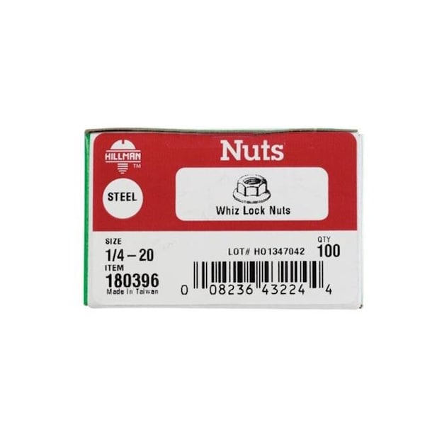 Hillman Lock Nut, Steel, Zinc Plated 5321484 - main